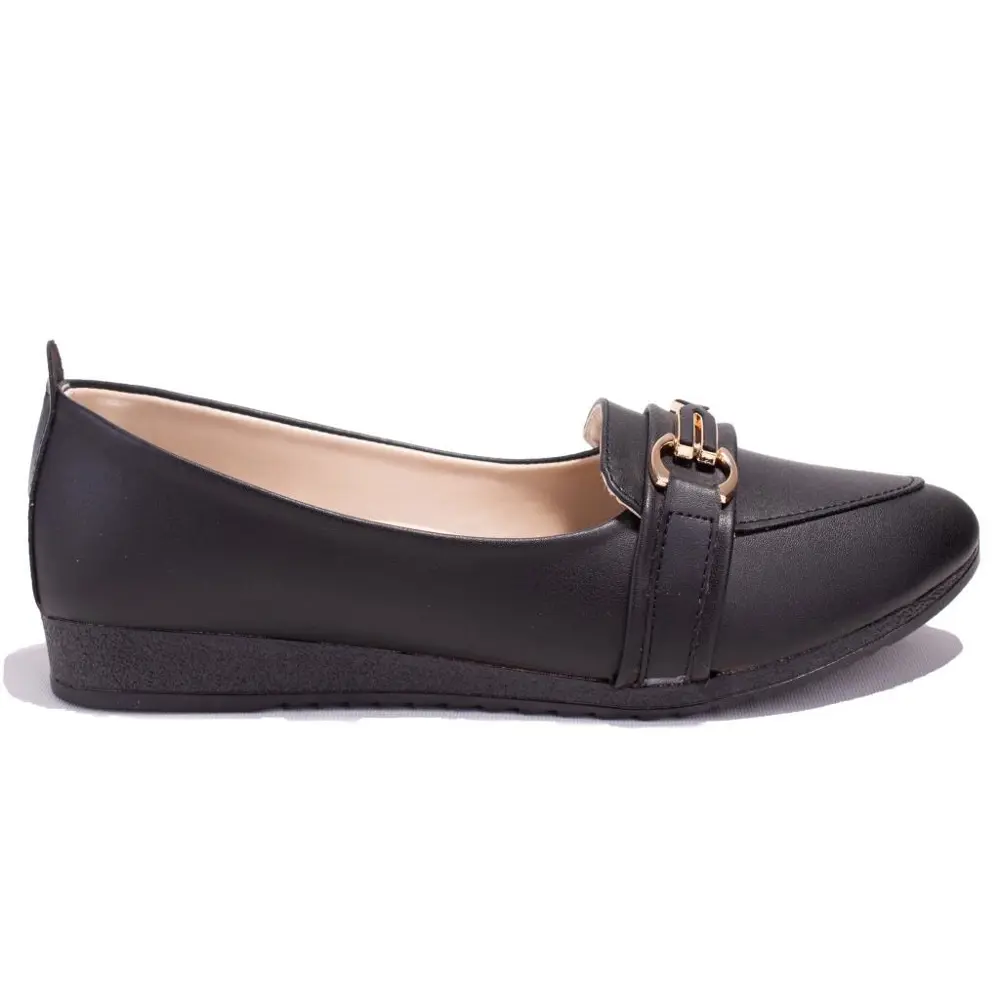 Dagoster DZA07-147199 Siyah Ortopedik Günlük Babet Kadın Ayakkabı