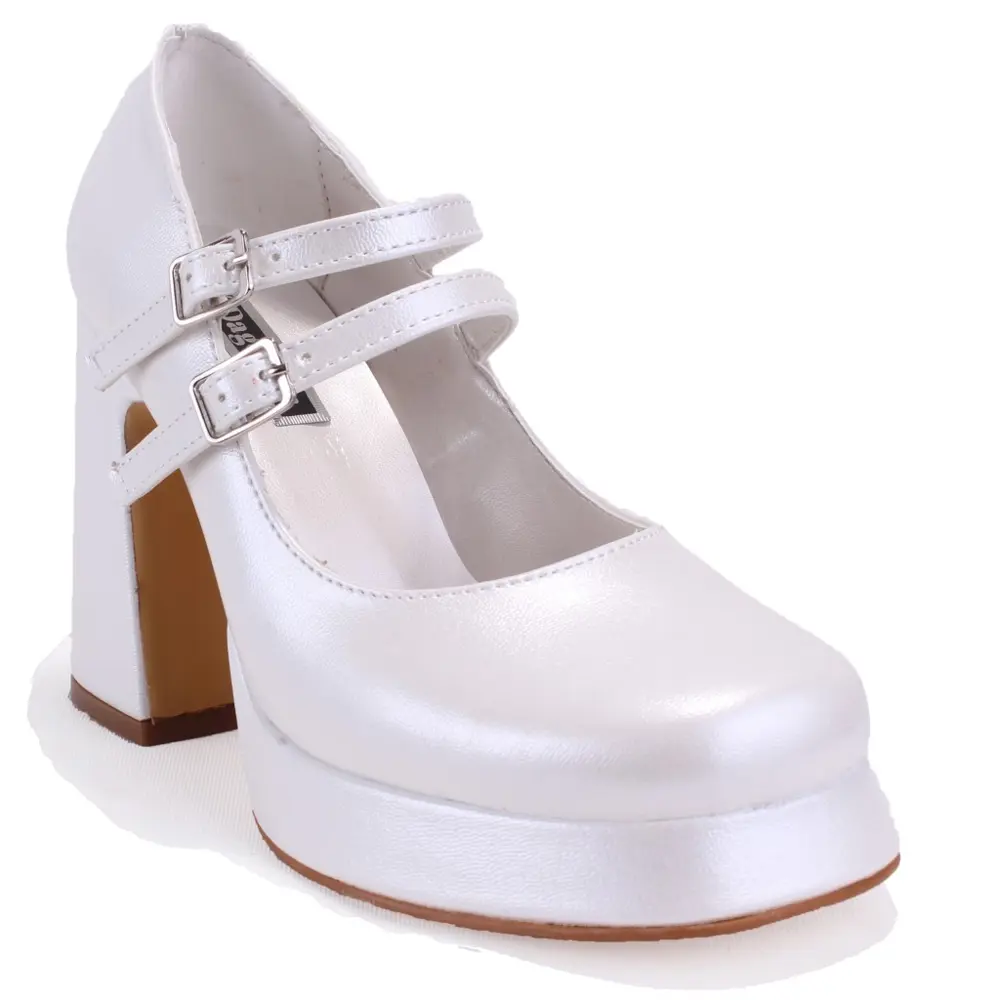 Dagoster DZA07-337566 Sedef  Platform Topuklu  Kadın Ayakkabı