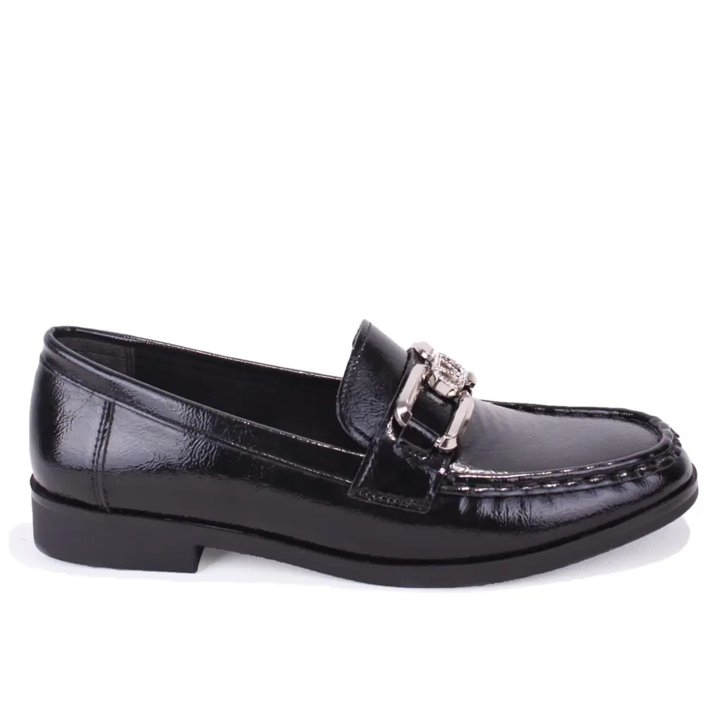 Dagoster DZA07-6826186 Siyah Rugan Günlük Loafer Kadın Ayakkabı Dagoster DZA07-6826186 Siyah Rugan Günlük Loafer Kadın Ayakkabı