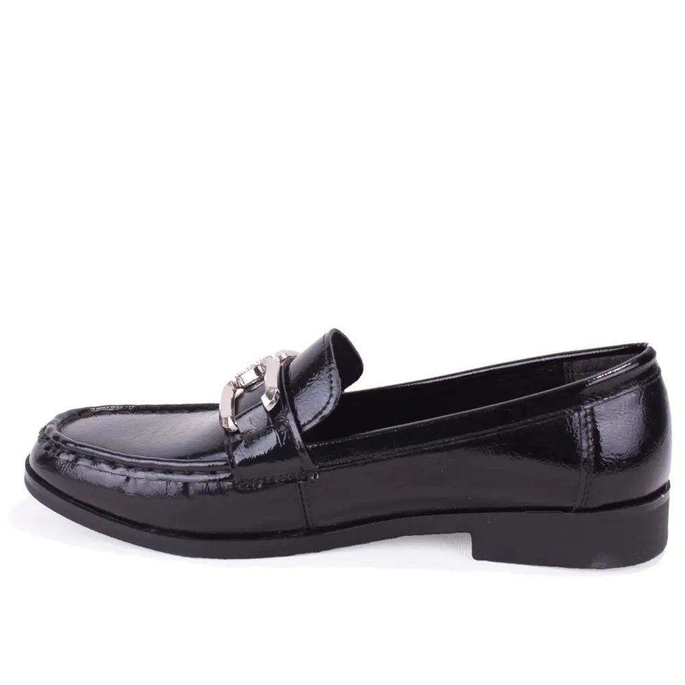 Dagoster DZA07-6826186 Siyah Rugan Günlük Loafer Kadın Ayakkabı Dagoster DZA07-6826186 Siyah Rugan Günlük Loafer Kadın Ayakkabı