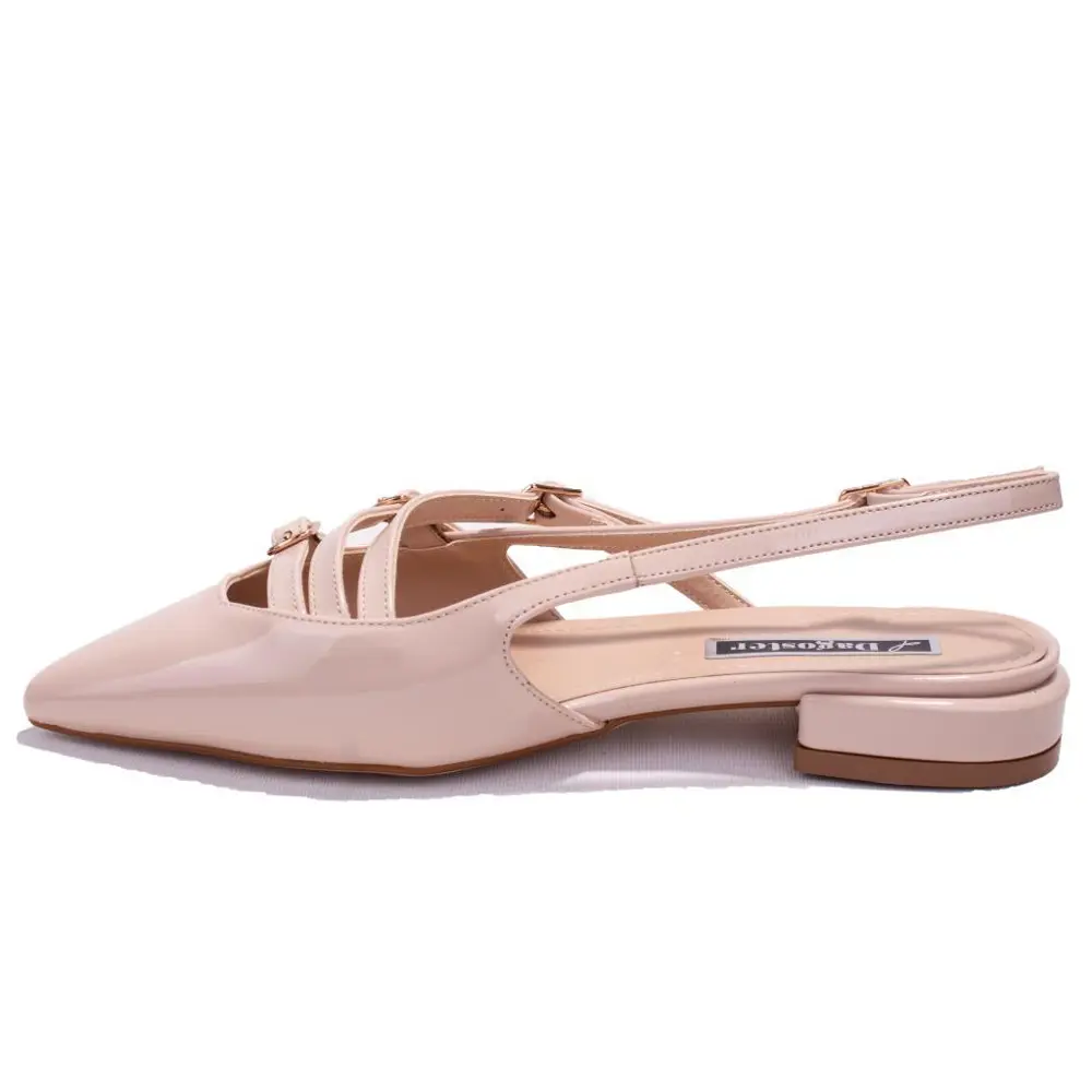 Dagoster DZA07-725488 Ten Rugan Klasik Topuklu Kadın Ayakkabı