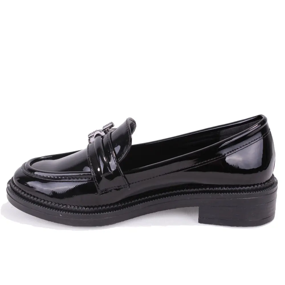 Dagoster DZA07-863705 Siyah Rugan Günlük Loafer Kadın Ayakkabı Dagoster DZA07-863705 Siyah Rugan Günlük Loafer Kadın Ayakkabı