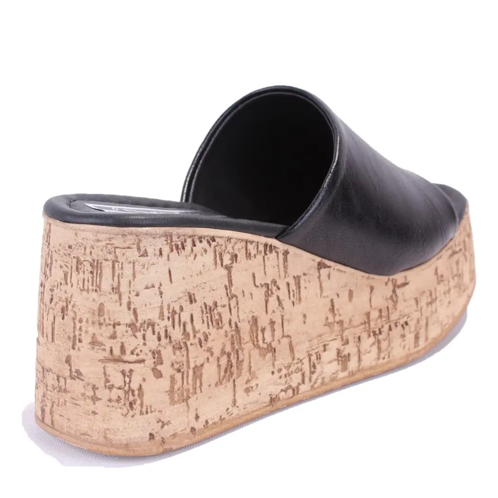Dagoster DZA07-8961510 Siyah Ortopedik Günlük Feta Taban  Kadın T