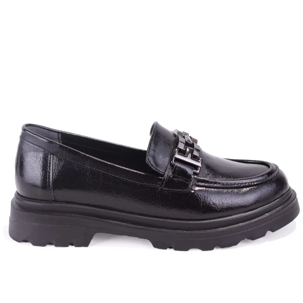 Dagoster DZA07-90801 Siyah Rugan Günlük Loafer Kadın Ayakkabı Dagoster DZA07-90801 Siyah Rugan Günlük Loafer Kadın Ayakkabı