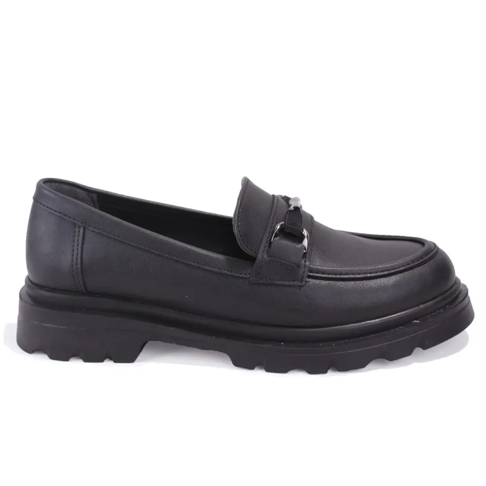 Dagoster DZA07-90834 Siyah Günlük Loafer Kadın Ayakkabı Dagoster DZA07-90834 Siyah Günlük Loafer Kadın Ayakkabı