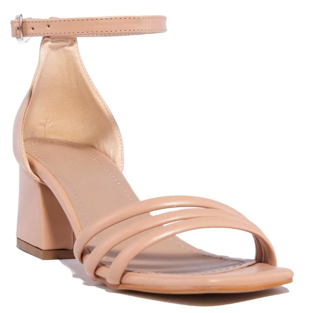 Dagoster DZA07-92823165 Nut Tek Bantlı Klasik Topuklu Kadın Ayakk