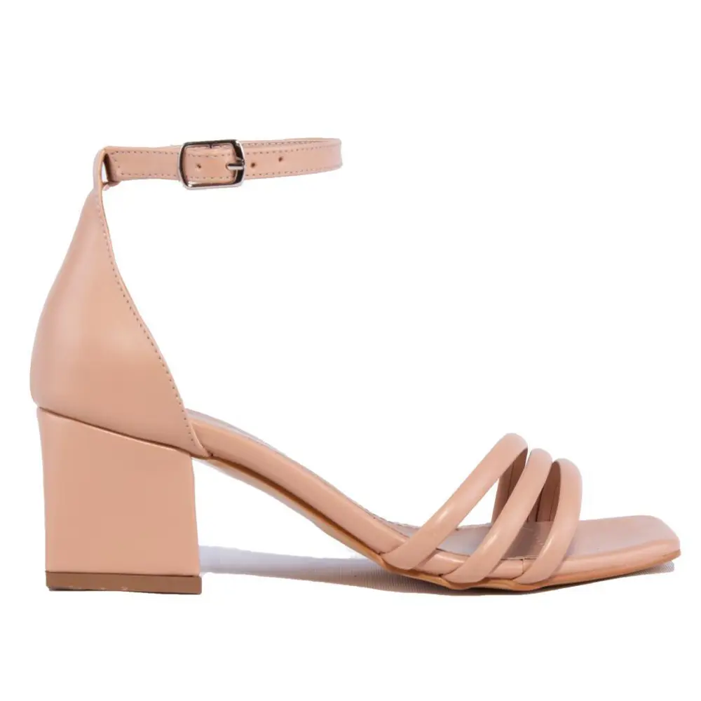 Dagoster DZA07-92823165 Nut Tek Bantlı Klasik Topuklu Kadın Ayakk