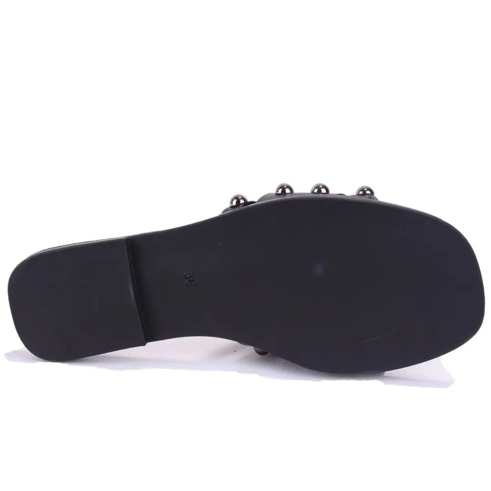 Dagoster DZA07-998005 Siyah Düz Spor Kadın Terlik