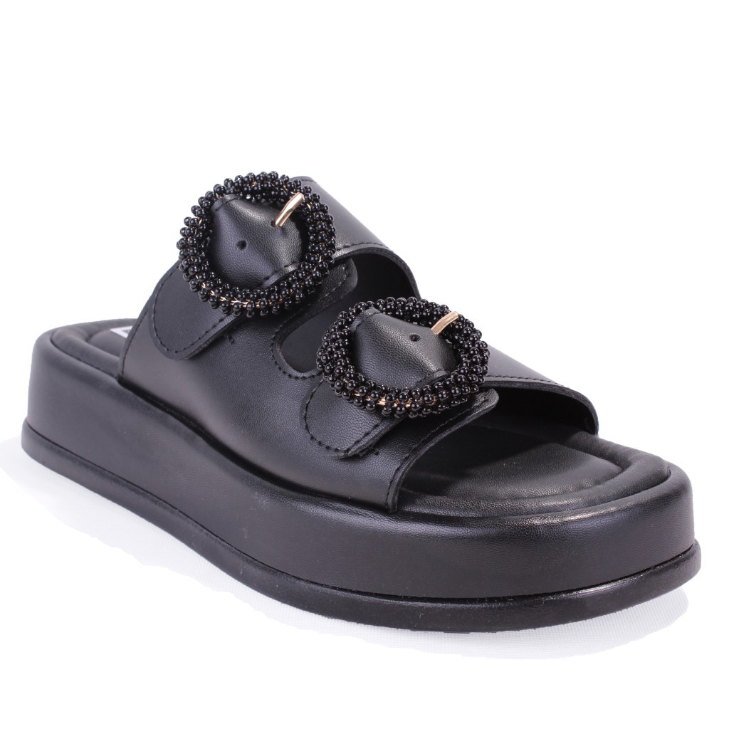 Dagoster Dza07-890784 Siyah Ortopedik Günlük Taşlı Kadın Terlik Dagoster Dza07-890784 Siyah Ortopedik Günlük Taşlı Kadın Terlik