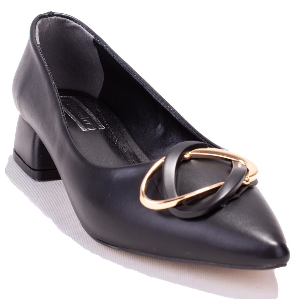 Dagoster  Dza07-1006045 Siyah  Klasik Topuklu Kadın Ayakkabı