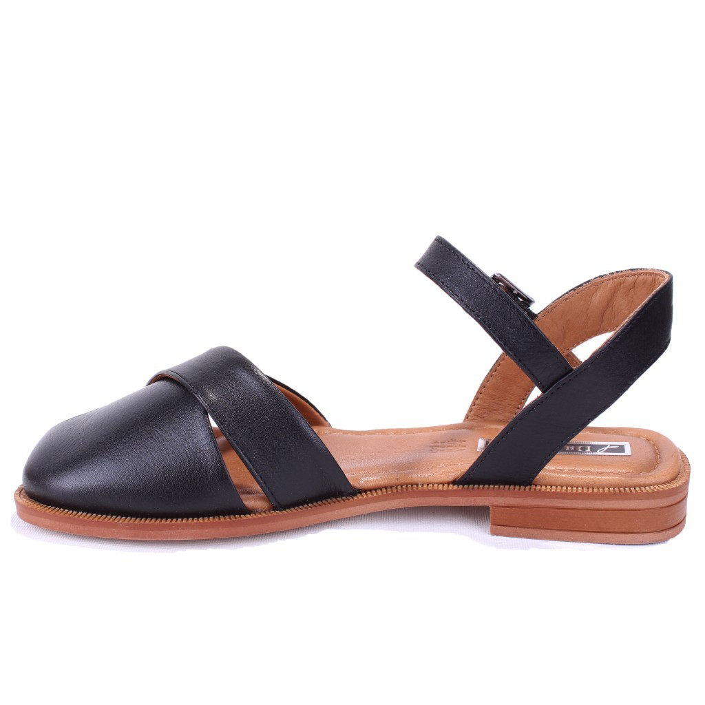 Dagoster  Dza07-60216243 Siyah Günlük Ortopedik Deri Spor Kadın Sa