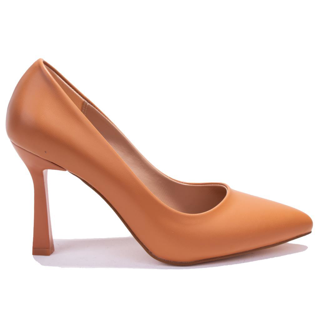 Dagoster  Dza07-388451 Taba Stiletto Topuklu Kadın Ayakkabı