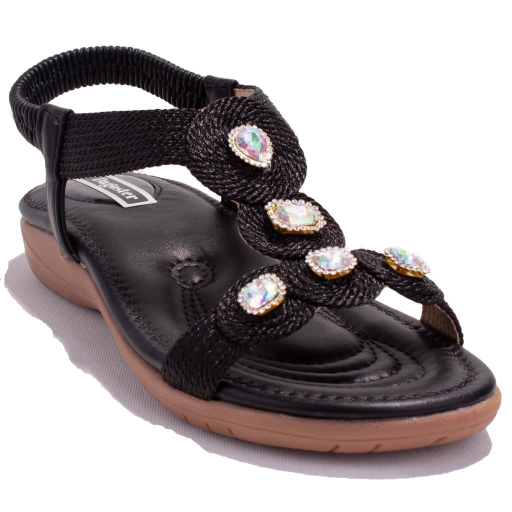 Dagoster Dza07-74136903 Siyah Günlük Ortopedik Kadın Sandalet Dagoster Dza07-74136903 Siyah Günlük Ortopedik Kadın Sandalet