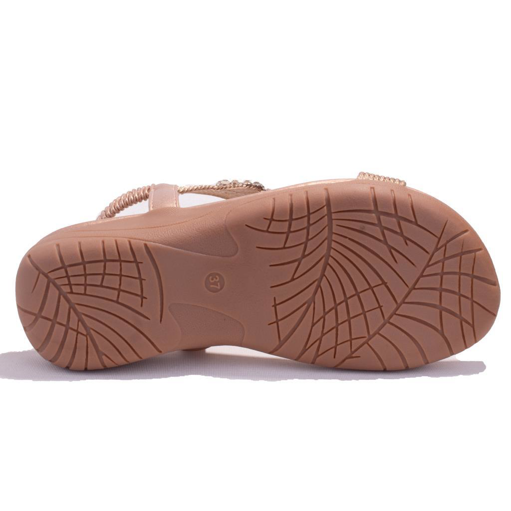 Dagoster  Dza07-74172497 Bej Günlük Ortopedik Kadın Sandalet