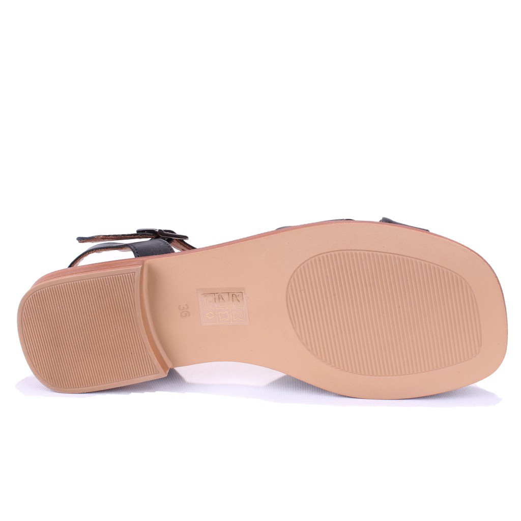 Dagoster  Dza07-60216243 Siyah Günlük Ortopedik Deri Spor Kadın Sa