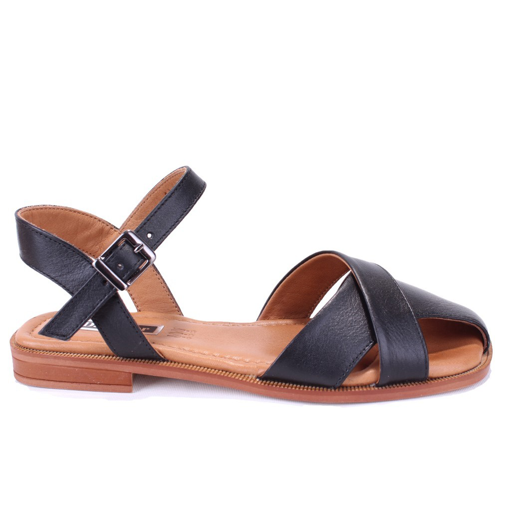 Dagoster  Dza07-60216243 Siyah Günlük Ortopedik Deri Spor Kadın Sa