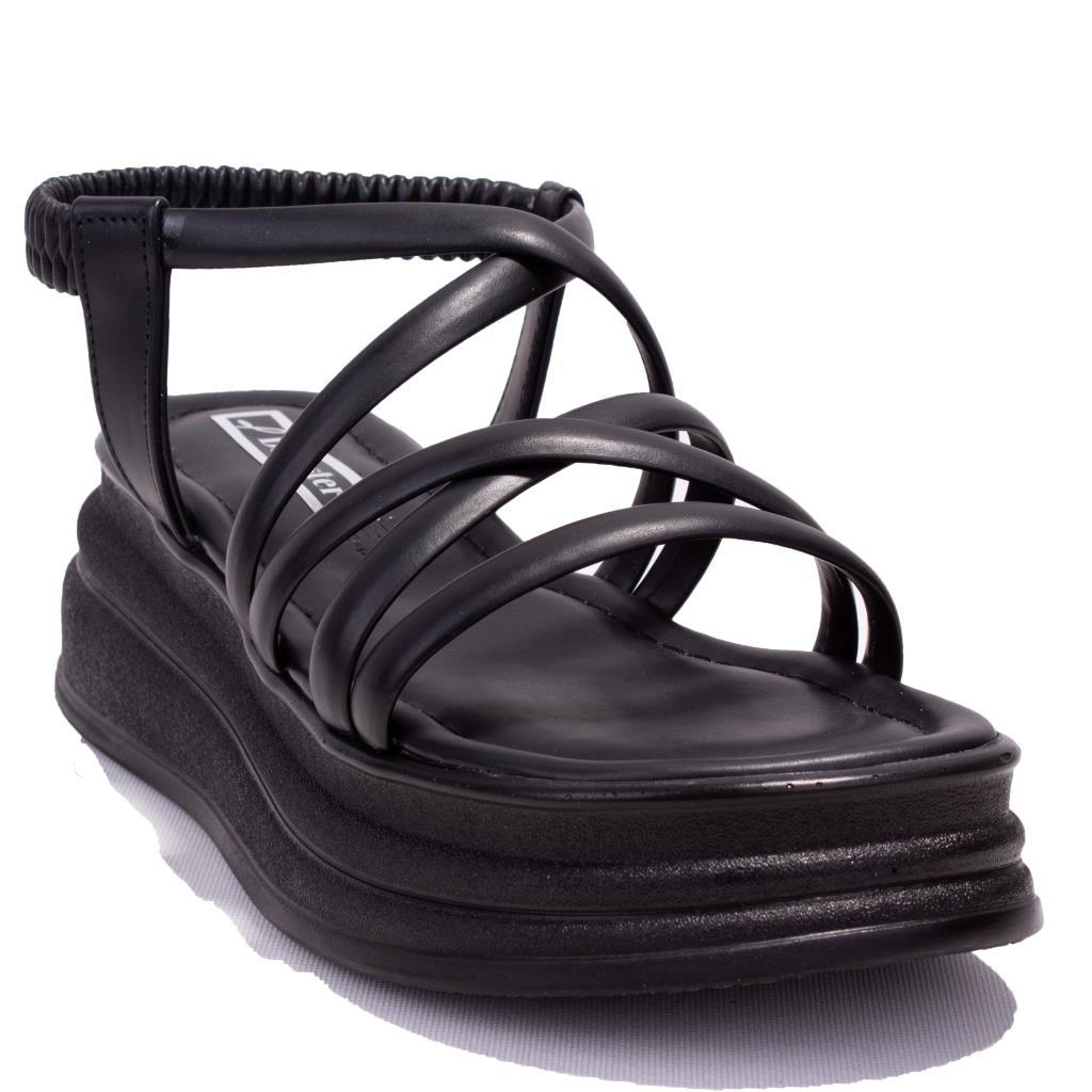 Dagoster  Dza07-1241312 Siyah Günlük Ortopedik Kadın Sandalet
