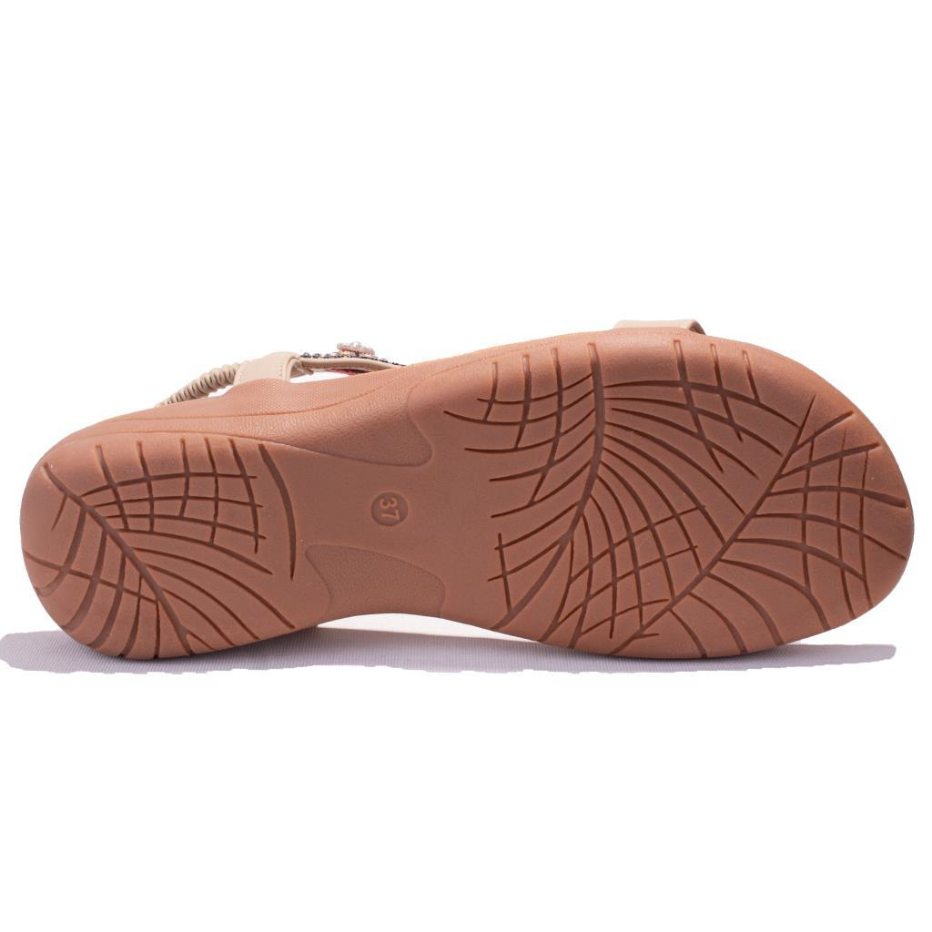 Dagoster  Dza07-7416782 Bej Günlük Ortopedik Kadın Sandalet