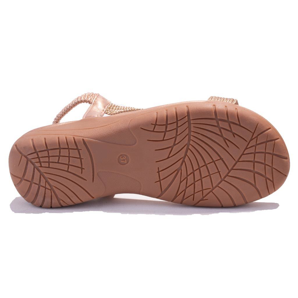 Dagoster  Dza07-741724910 Bej Günlük Ortopedik Kadın Sandalet