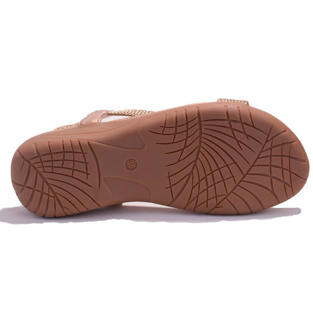 Dagoster  Dza07-74136903 Bej Günlük Ortopedik Kadın Sandalet