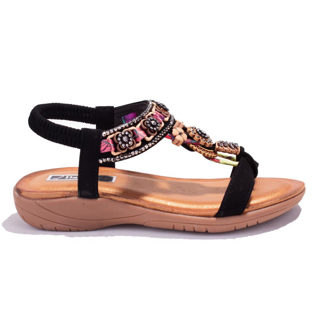 Dagoster Dza07-7416782 Siyah Günlük Ortopedik Kadın Sandalet Dagoster Dza07-7416782 Siyah Günlük Ortopedik Kadın Sandalet