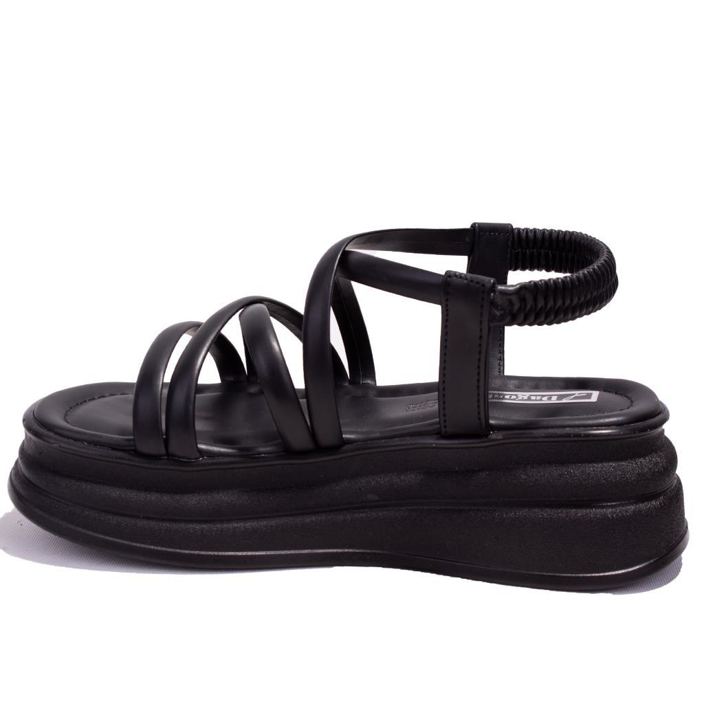 Dagoster  Dza07-1241312 Siyah Günlük Ortopedik Kadın Sandalet