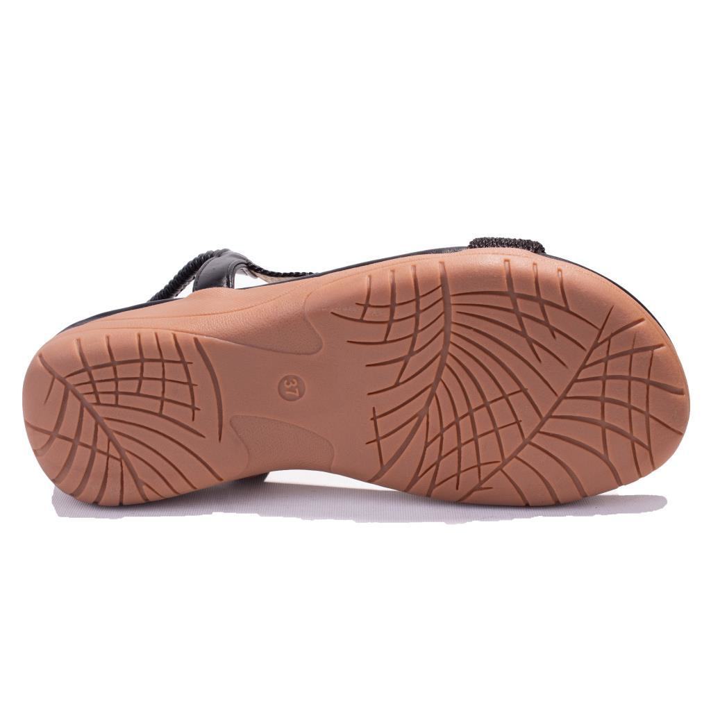 Dagoster  Dza07-741724910 Siyah Günlük Ortopedik Kadın Sandalet