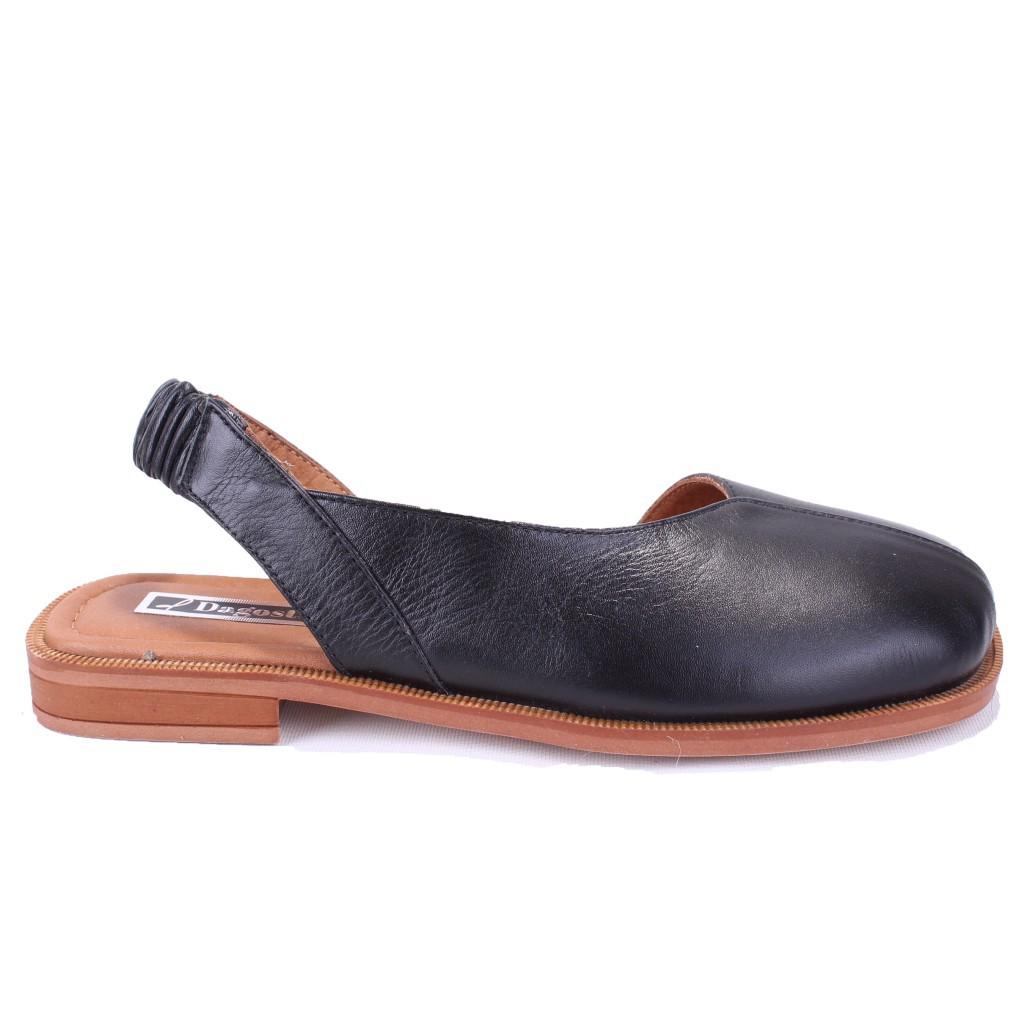 Dagoster  Dza07-60216233 Siyah Günlük Ortopedik Deri Spor Kadın Sa