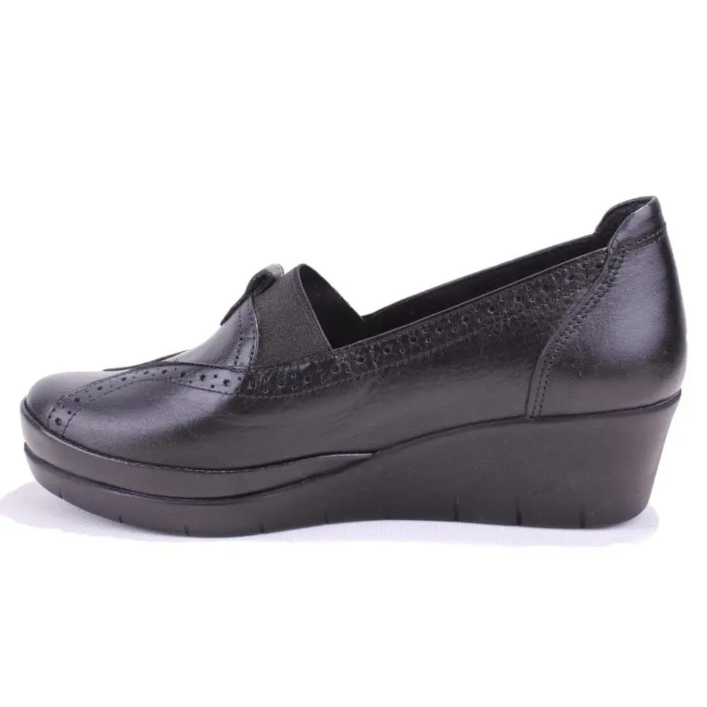 Dagoster DZA32-888 Siyah Ortopedik Günlük Deri Kadın Ayakkabı Dagoster DZA32-888 Siyah Ortopedik Günlük Deri Kadın Ayakkabı