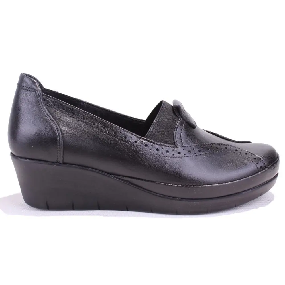Dagoster DZA32-888 Siyah Ortopedik Günlük Deri Kadın Ayakkabı Dagoster DZA32-888 Siyah Ortopedik Günlük Deri Kadın Ayakkabı