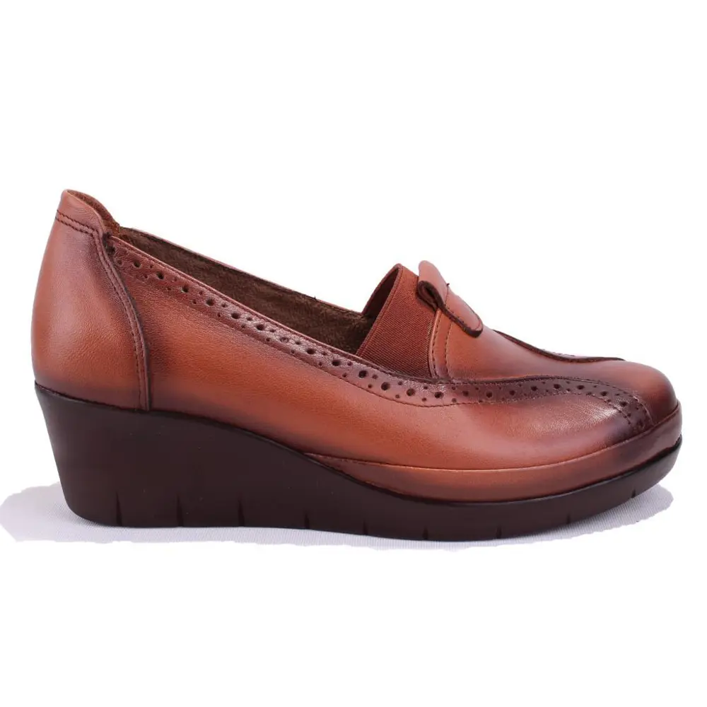 Dagoster DZA32-888 Taba Ortopedik Günlük Deri Kadın Ayakkabı Dagoster DZA32-888 Taba Ortopedik Günlük Deri Kadın Ayakkabı