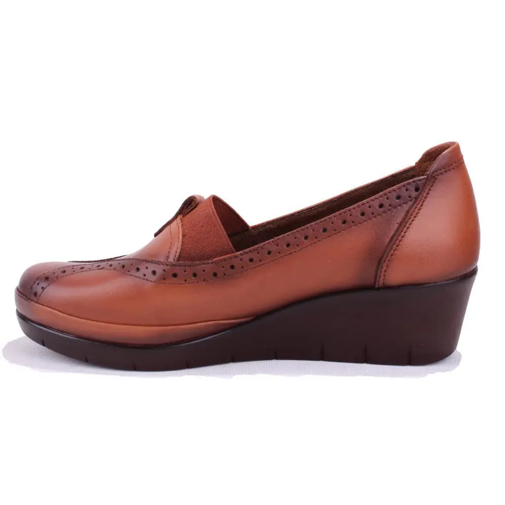 Dagoster DZA32-888 Taba Ortopedik Günlük Deri Kadın Ayakkabı Dagoster DZA32-888 Taba Ortopedik Günlük Deri Kadın Ayakkabı