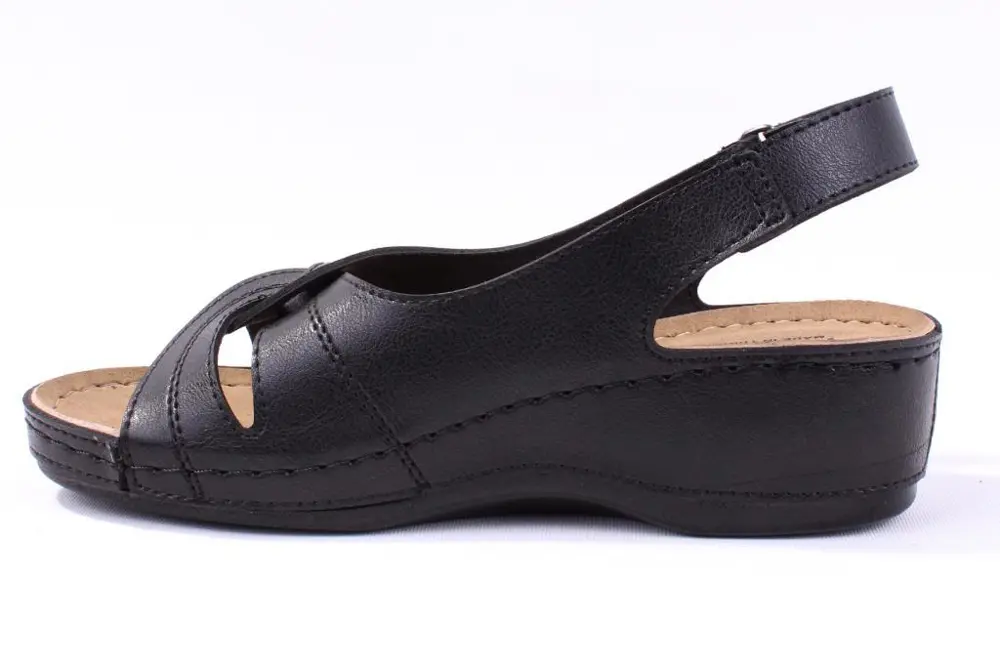 Dagoster DZA37-1817 Siyah Günlük Ortopedik Kadın Sandalet Dagoster DZA37-1817 Siyah Günlük Ortopedik Kadın Sandalet