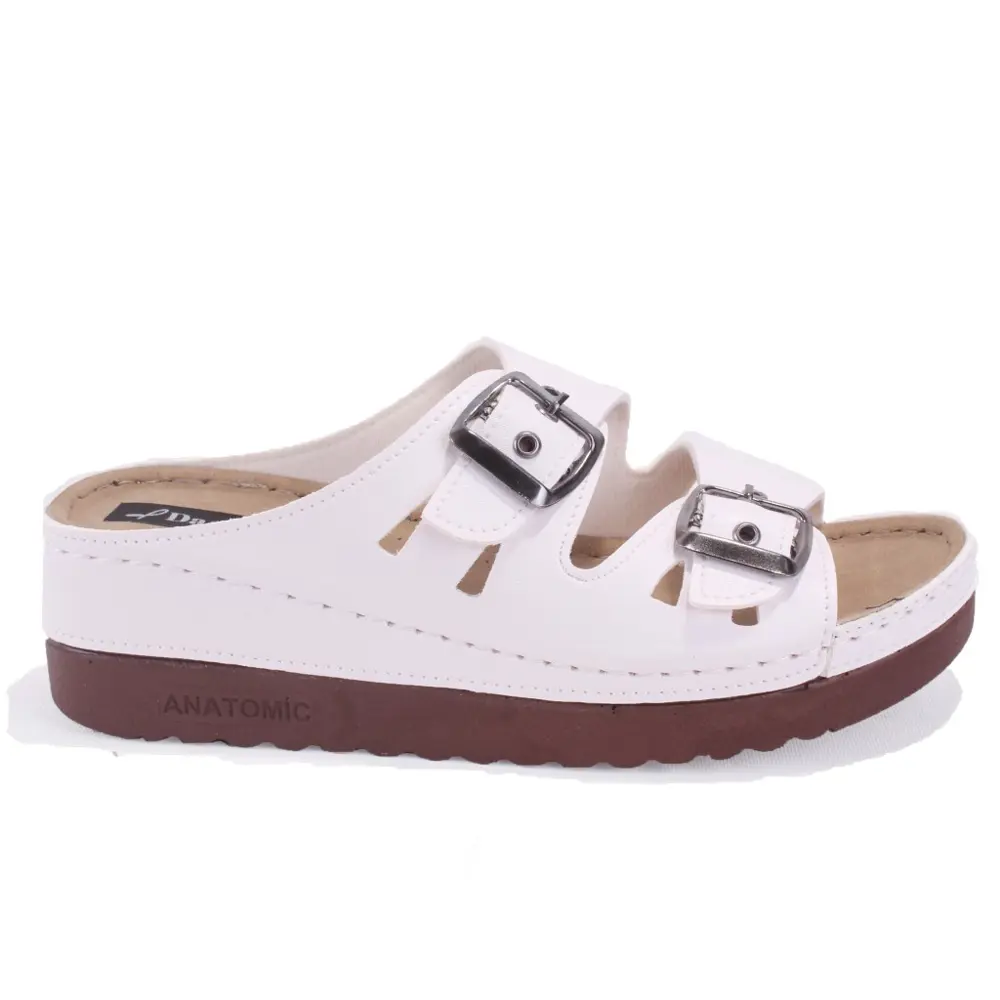 Dagoster DZA37-3001 Beyaz Günlük Ortopedik Kadın Terlik Dagoster DZA37-3001 Beyaz Günlük Ortopedik Kadın Terlik