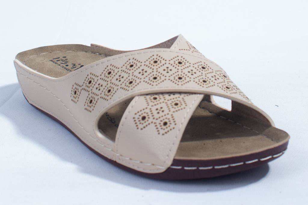 Dagoster  Dza37-513 Bej Günlük Ortopedik Kadın Terlik