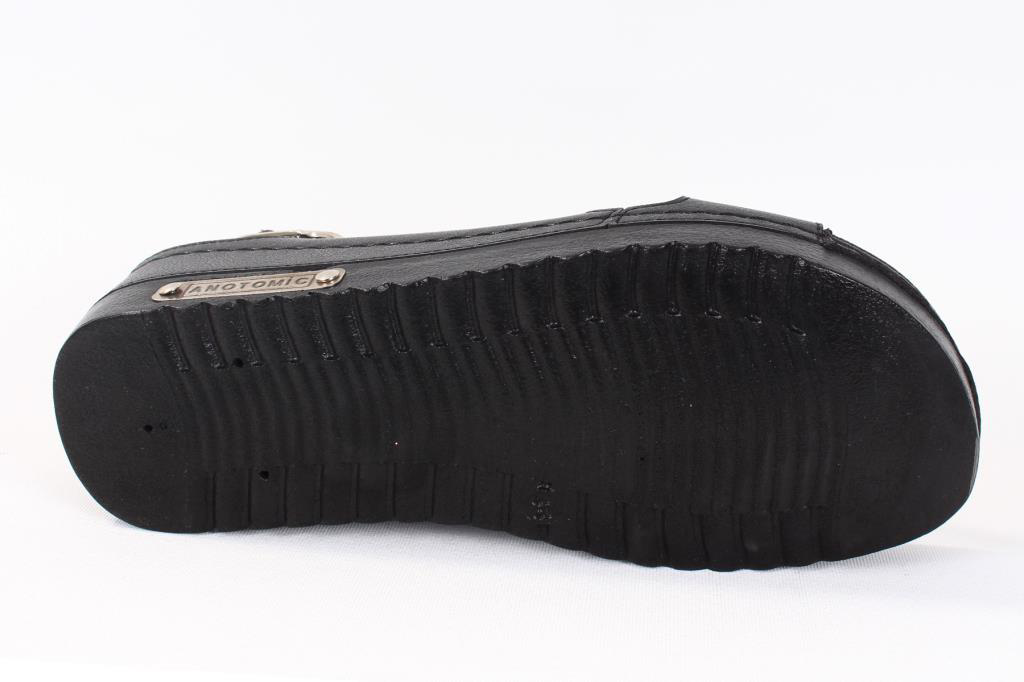 Dagoster  Dza37-3031 Siyah Günlük Ortopedik Kadın Sandalet