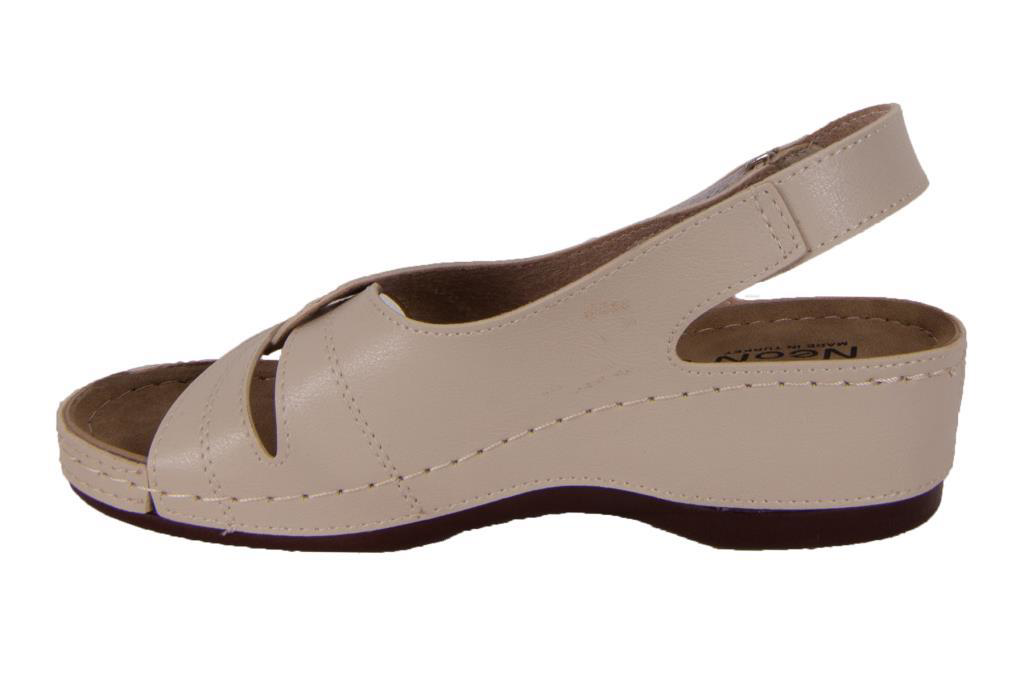 Dagoster  Dza37-1817 Bej Günlük Ortopedik Kadın Sandalet