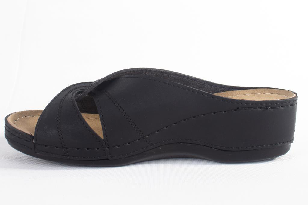 Dagoster  Dza37-1816 Siyah Günlük Ortopedik Kadın Terlik