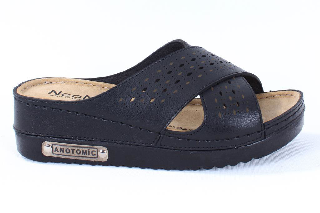 Dagoster Dza37-3025 Siyah Günlük Ortopedik Kadın Terlik Dagoster Dza37-3025 Siyah Günlük Ortopedik Kadın Terlik