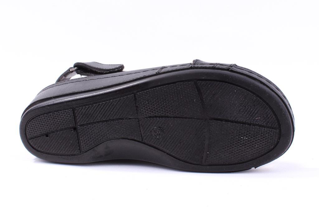 Dagoster  Dza37-1817 Siyah Günlük Ortopedik Kadın Sandalet