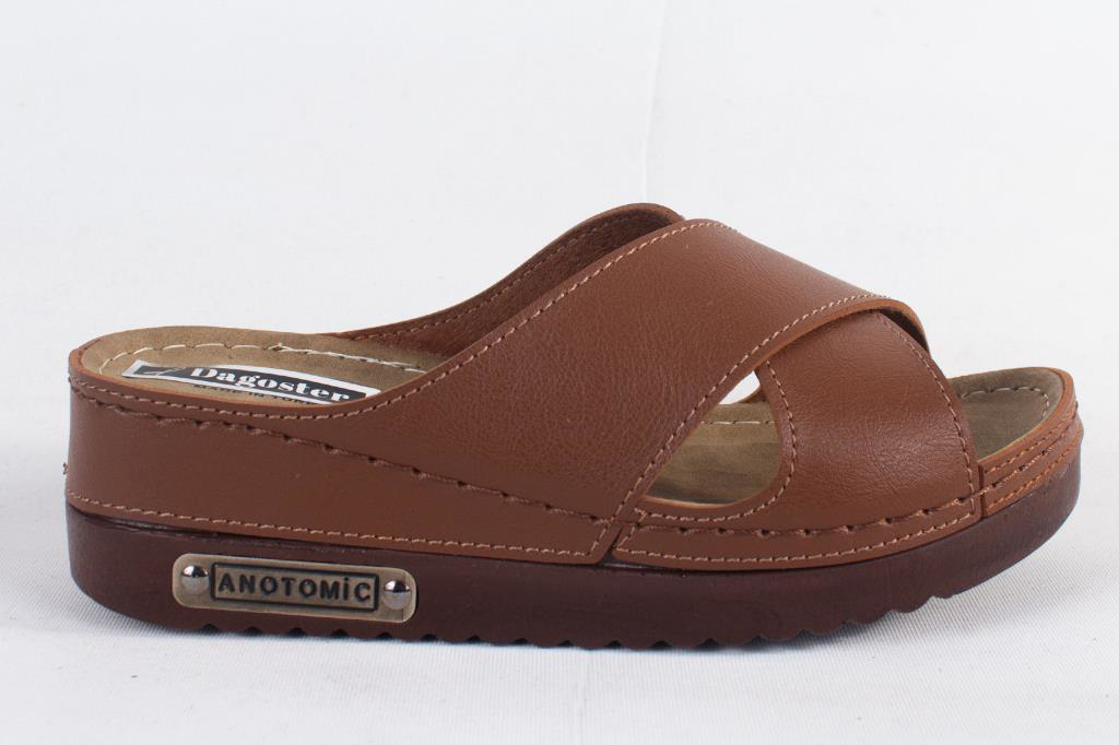 Dagoster  Dza37-3029 Taba Günlük Ortopedik Kadın Terlik