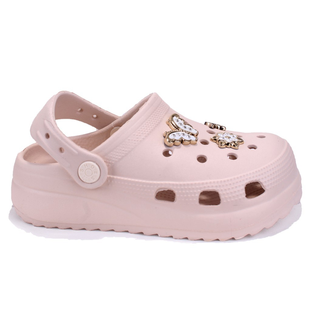 Dagoster  Dza75-205 Ekru Taşlı Ortopedik Günlük Cross Spor Kadın T