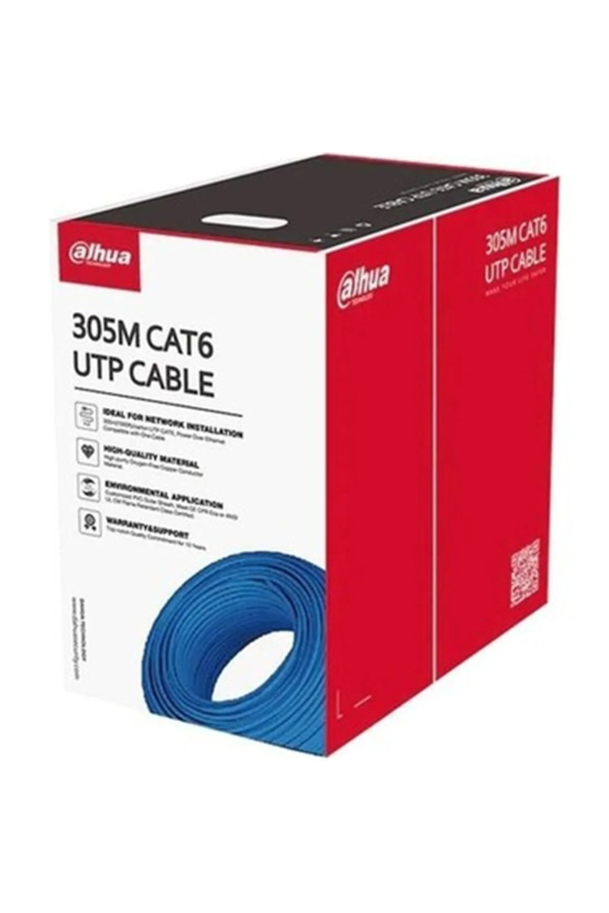 DAHUA PFM922I-6UN-C 305 METRE U/UTP 23AWG CCA MAVİ RENK CAT6 KABL