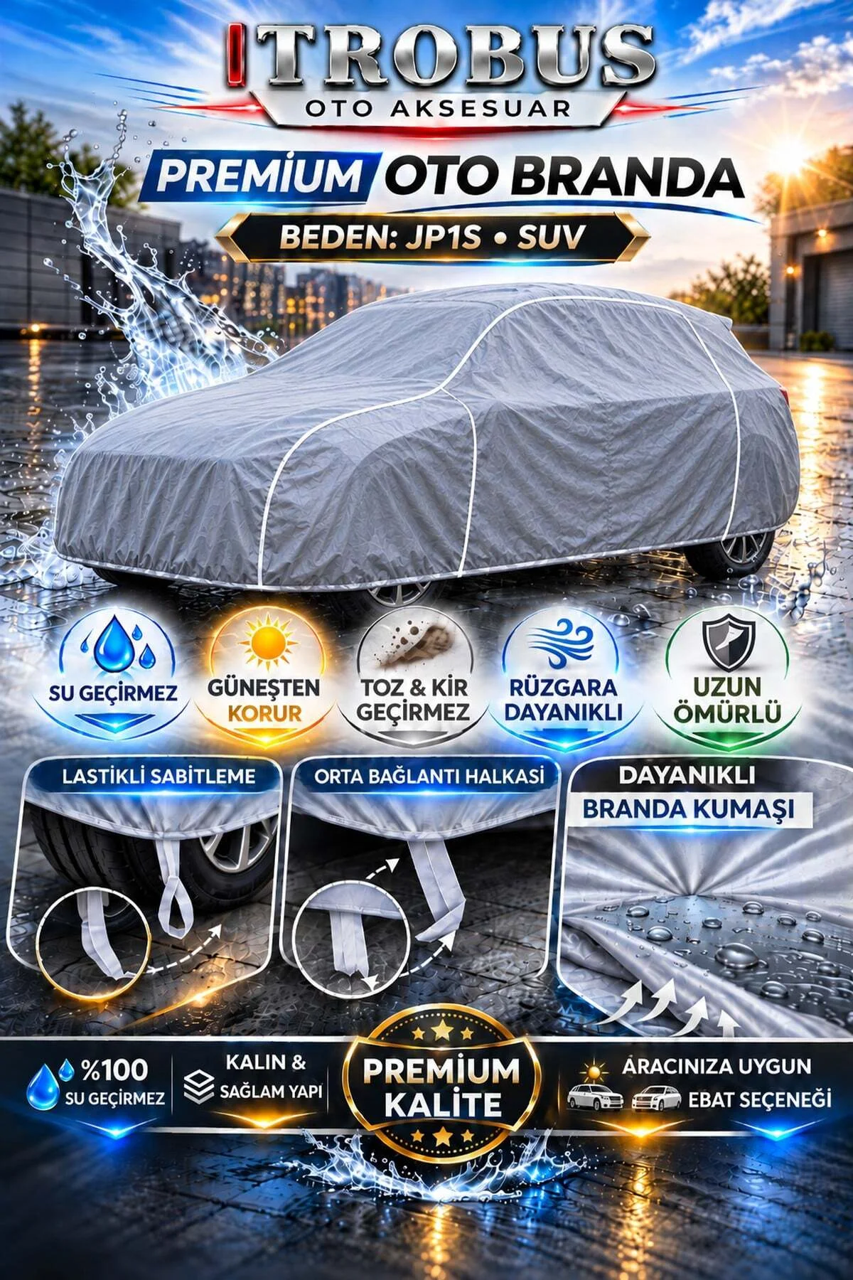 Daihatsu F70 (1984-1997) Uyumlu Premium Araba Brandası JP1S - Görsel 2