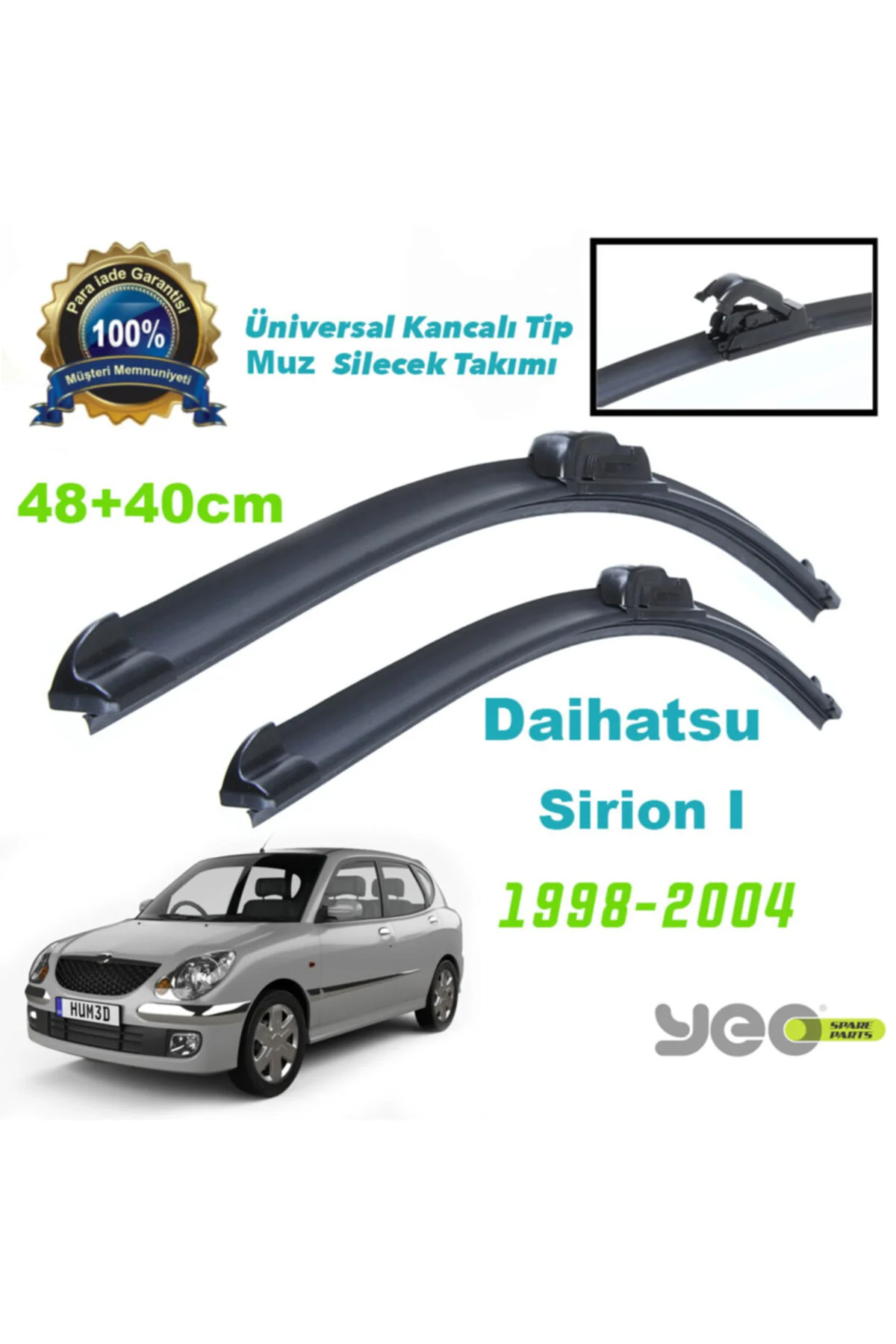Daihatsu Sirion I Aeroflex Muz Silecek Takımı