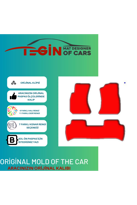Daihatsu Terios J100 1997-2005 Prime Siyah Halı Mavi Kenar Halı P