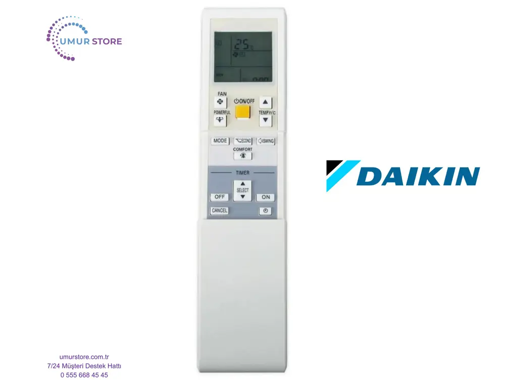 Daikin ARC466A9 Uyumlu Klima Kumandası