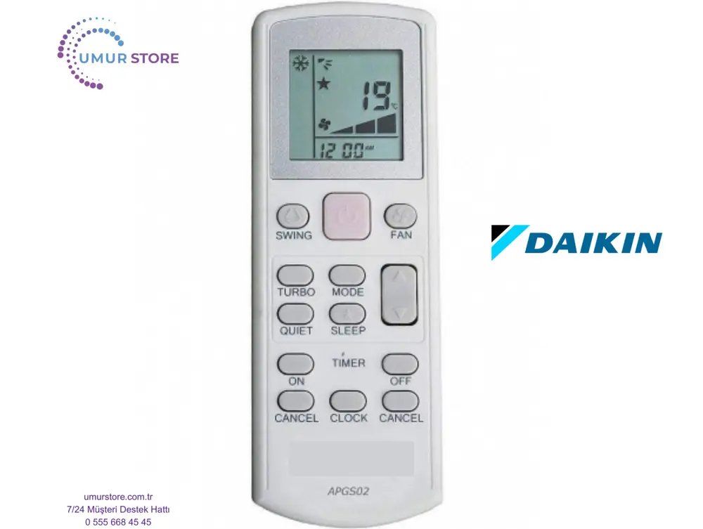 Daikin FTX35GV1B Klima Kumandası