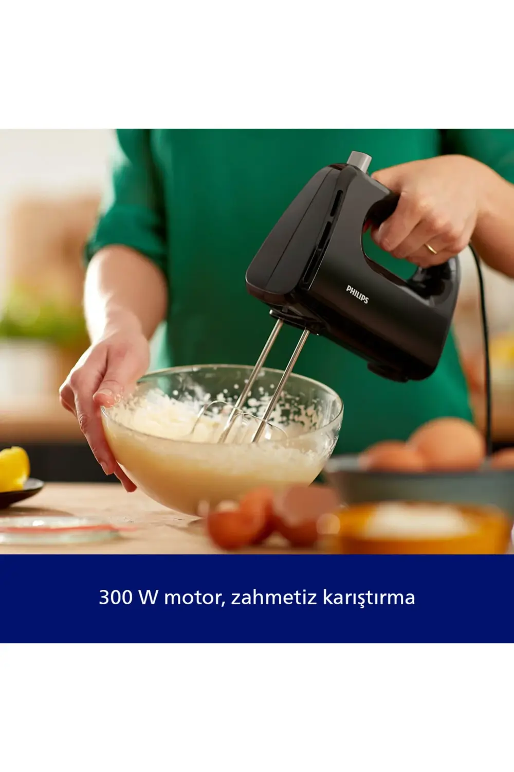 Daily Collection Mikser, 300W, 5 Hız Ayarı ve Turbo, Şerit Çırpıc