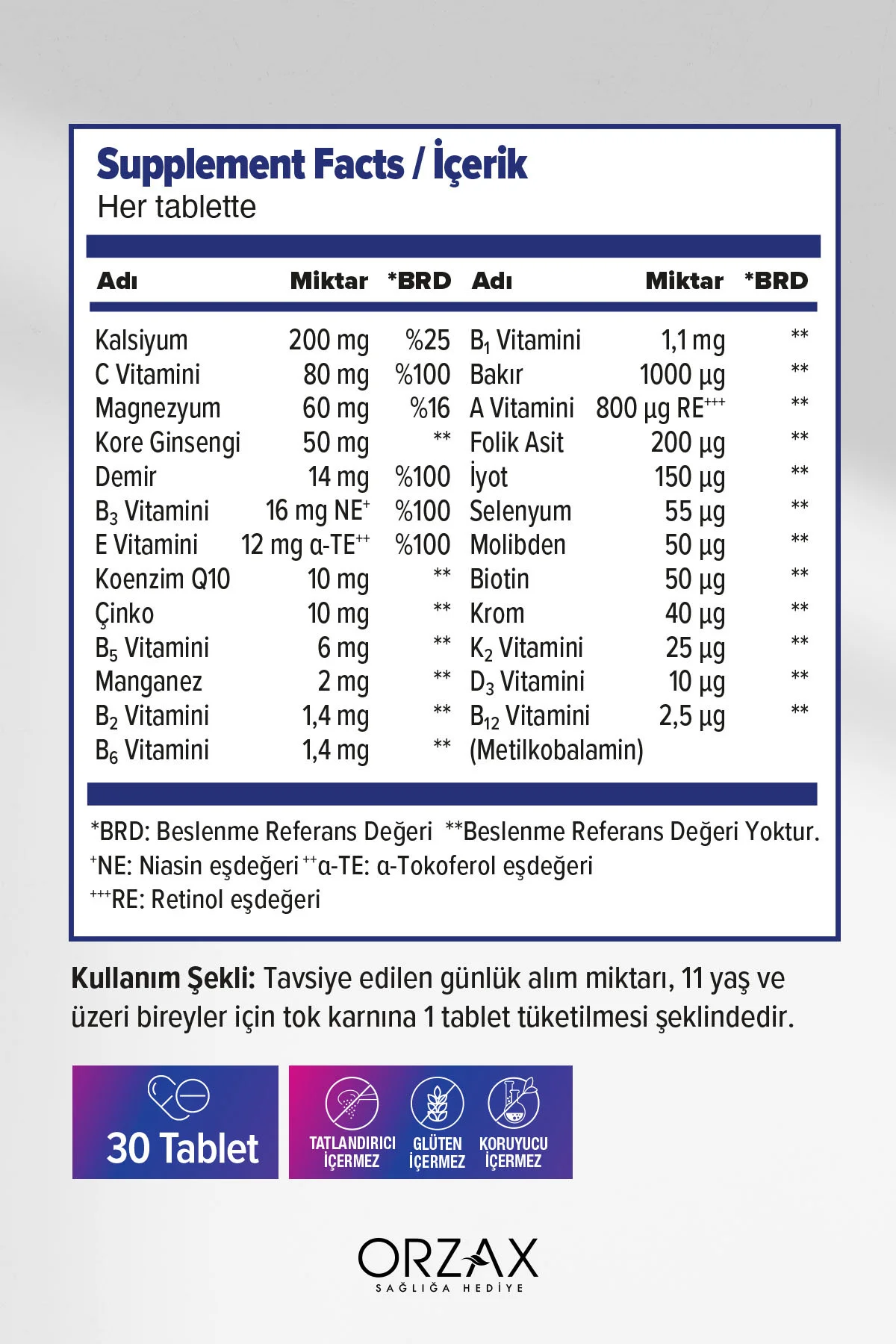 Daily One Energy 60 Tablet